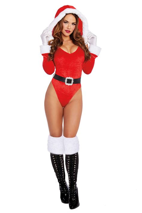 Santas Helper Bodysuit By Dreamgirl Foxy Lingerie