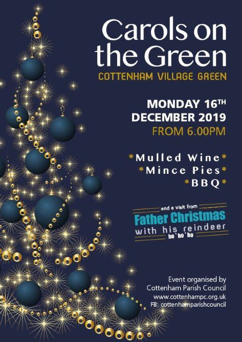 Carols On The Green Cottenham Tuesday 10th December 2019