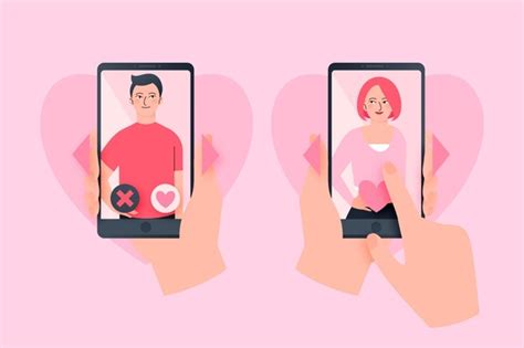 In case you need help for this question, you'll find what you are looking for a little further down on this page. Sociale media met dating app concept | Premium Vector