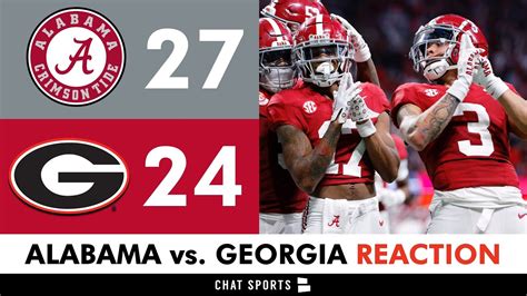 Alabama Football INSTANT Reaction To 27 24 WIN Vs Georgia In The 2023