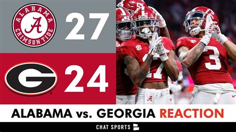 Alabama Football INSTANT Reaction To 27-24 WIN vs. Georgia In The 2023
