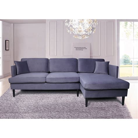Veryke Modern L Shaped Convertible Sectional Sofa Beds Sofa Couch For