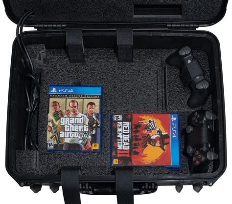Case Club Waterproof Playstation 4 Portable Gaming Case W Built In Monitor