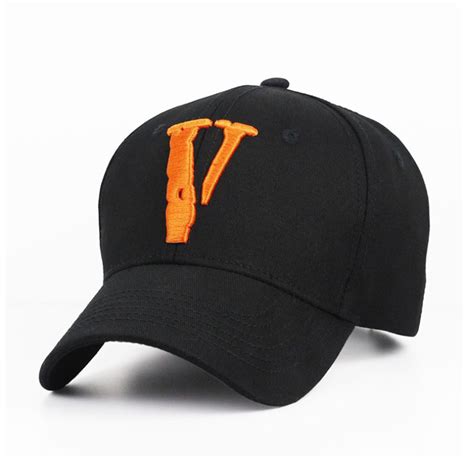Vlone Style Big V Embroidery Hat Vlone Authentic Store Original