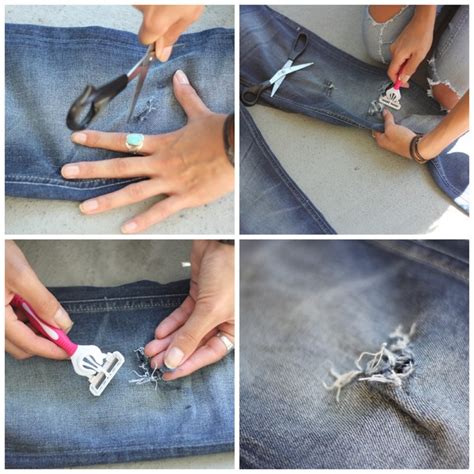 Diy Ripped Jeans Fashionblog Proud2bme