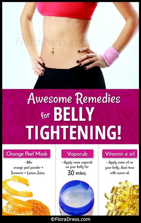 How To Tighten Stomach Skin Easy Home Remedies For Belly Tightening