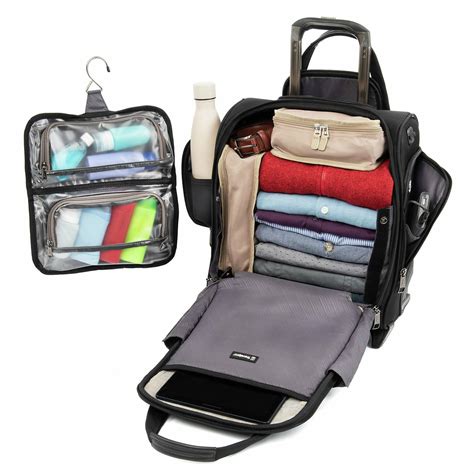 Travelpro Crew Versapack Rolling Underseat Carry On Luggage Pros