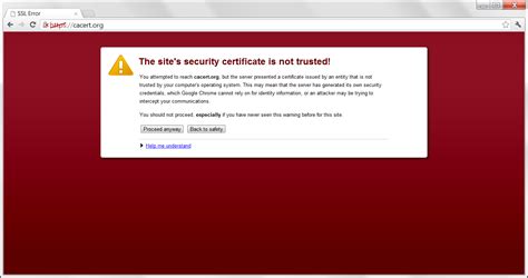A Look At Untrusted Certificates Unmitigated Risk