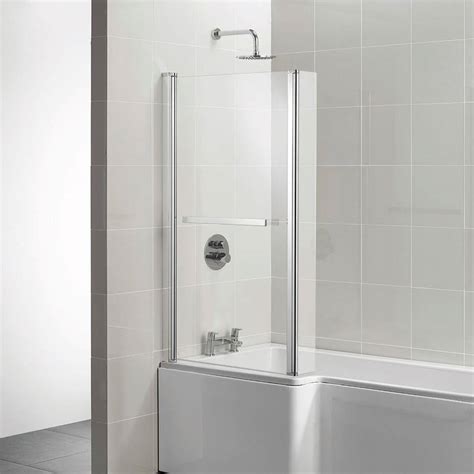 Ideal Standard Concept 1403mm High Square Shower Bath Screen With