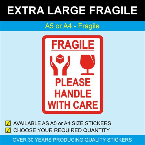 Fragile Stickers Fragile Packaging Stickers Price Stickers
