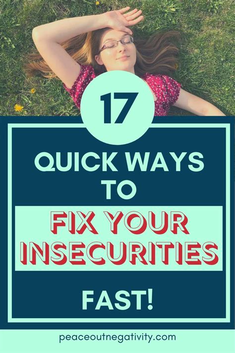 17 Quick Ways To Fix Your Insecurities Permanently In 2020 Overcoming