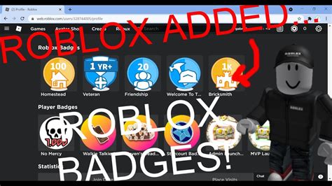 Roblox Just Added Offical Roblox Badges Again Youtube