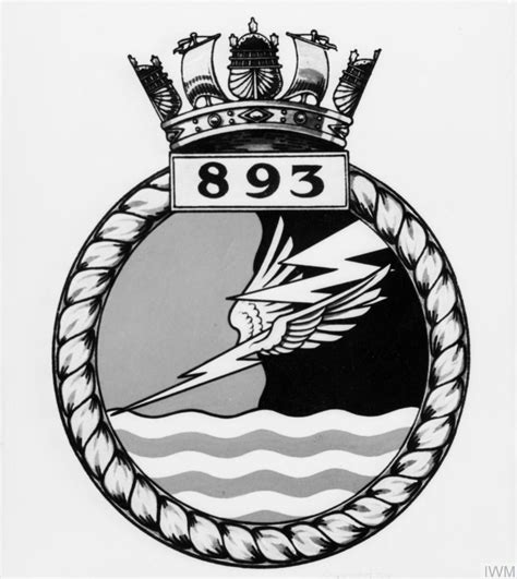 Asisbiz Fleet Air Arm Crest Of 893 Squadron Iwm A26793