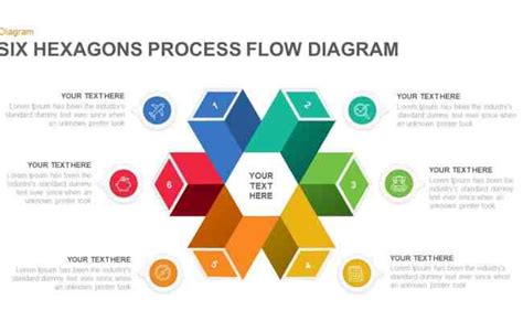 6 Step Process With Hexagons For Powerpoint Presentationgo Flow Bilarasa