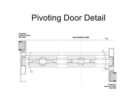 Pivot Doors Detail Door Plan Door Detail