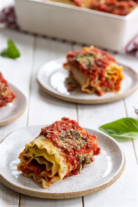 Chef Ani Lasagna Roll Ups With Vegan Ricotta And Spinach