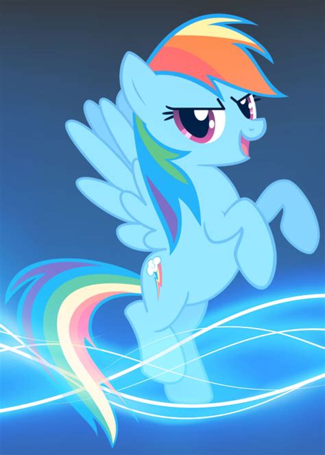 Rainbow Dash Blue Burst Wallpaper Raimbow Dash Hasbro My Little Pony
