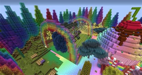 Rainbow Glass In 2020 Cool Minecraft Creations Minecraft Minecraft