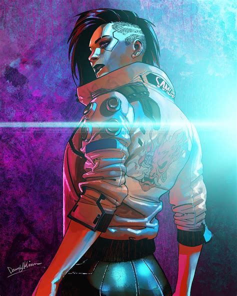 Cyberpunk 2077 Fem V By Danny Kim Kazuliski Art Cyberpunk