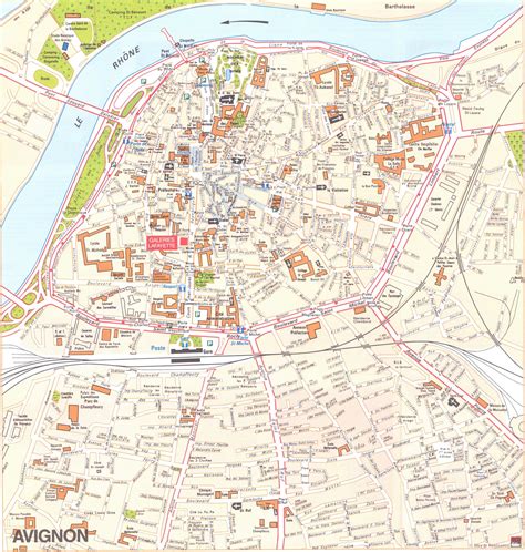 Large Avignon Maps For Free Download And Print High Resolution And