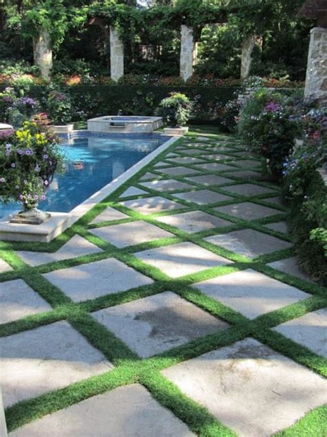 Most Beautiful Patio Tiles With Grass Ideas In Your Backyard That Are