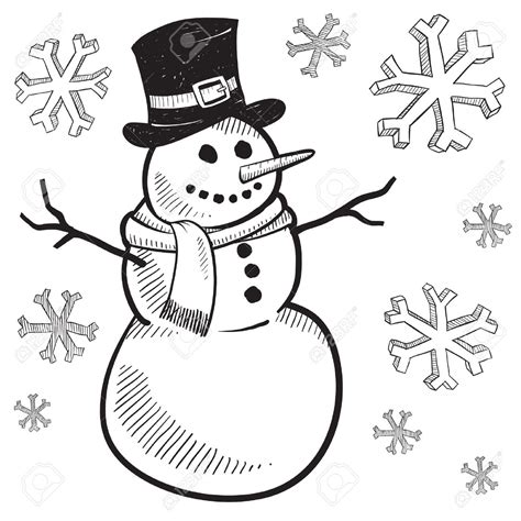 Black And White Snowman Clipart Free 20 Free Cliparts Download Images