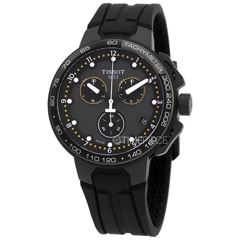 tissot t race cycling chronograph quartz black dial mens watch t1114173705702