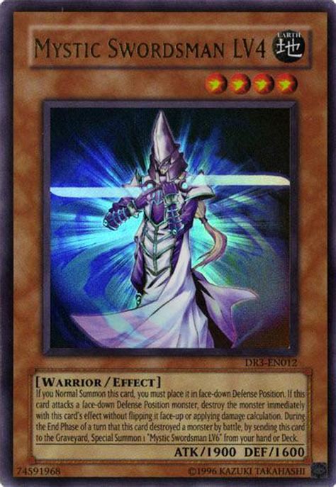 Yugioh Dark Revelation 3 Single Card Ultra Rare Mystic Swordsman Lv4