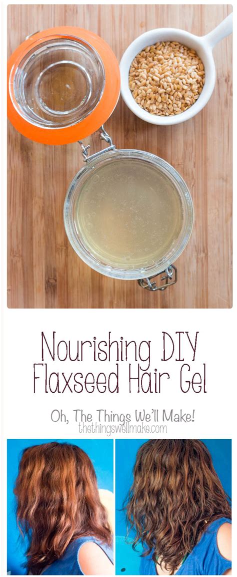 Making Your Own Nourishing Diy Flaxseed Hair Gel With Essential Oils Is