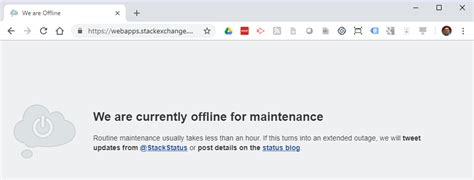 Stack Overflow Is Currently Offline For Maintenance Meta Stack Exchange