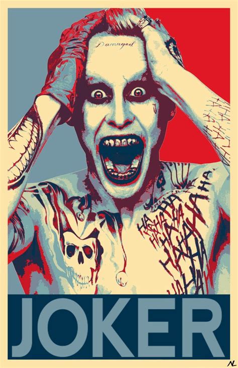 Joker Jared Leto Political Poster Illustration Batman Image 1 Joker