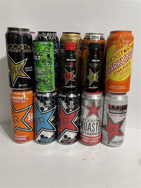 Rockstar Energy Drink New Rare Mega Collector Cans Set Of Full Cans Ebay