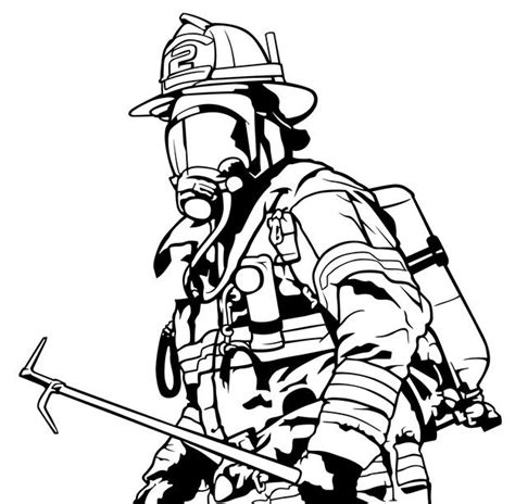 Пожарные Черно Белые Картинки Telegraph