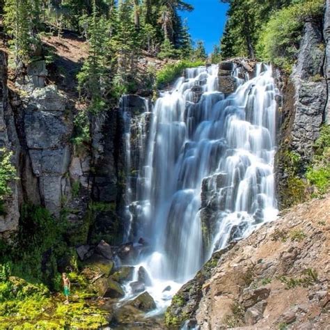 The Trail To Kings Creek Falls In Lassen Volcanic National Park