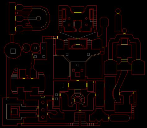 Pc Doomultimate Doom Level E2m5 Command Center Level Map
