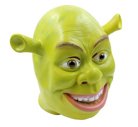 Funny Green Shrek Cosplay Mask Halloween Fancy Dress