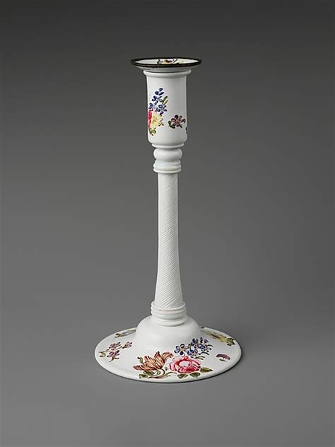 1760 1770 British Porcelain Candlestick At The Metropolitan Museum Of