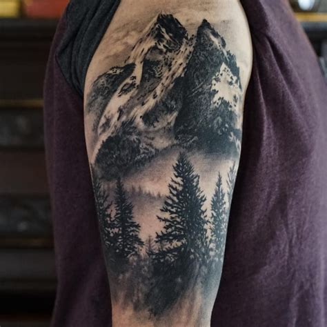 Nature Tattoo Sleeve Half Sleeve Tattoo Tattoo Sleeve Designs Forest