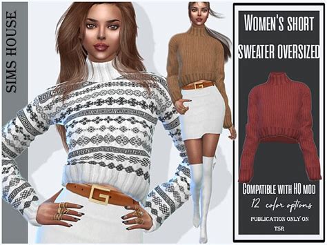 Sims 4 Oversized Sweater