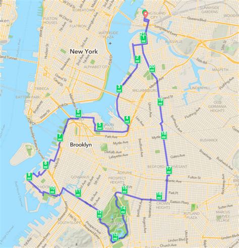 20 Mile Runs In New York City Train For The Nyc Marathon Runkeeper