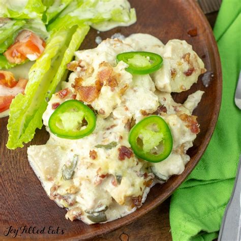 It's a flavor explosion that is oozing with rich and delicious cheese, and packed full of spiciness in every bite. Keto Jalapeno Popper Chicken Casserole - Low Carb, Gluten ...