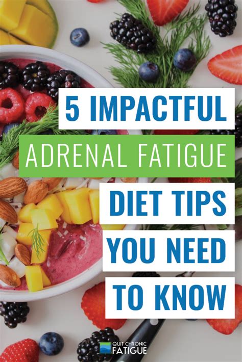 5 Impactful Adrenal Fatigue Diet Tips You Need To Know Quit Chronic