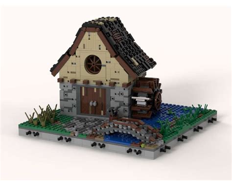 Lego Moc 41763 Watermill Modular Castle Classic