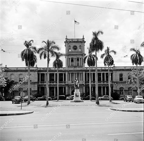 Exterior View Iolani Palace Honolulu Hawaii Editorial Stock Photo