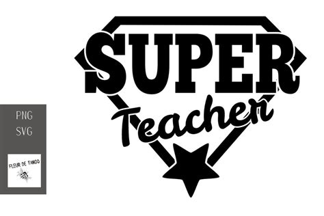 Super Teacher Graphic By Fleur De Tango · Creative Fabrica
