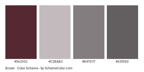 Brown And Gray Color Scheme Brown