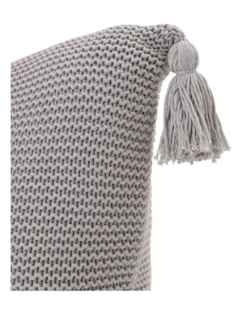 Vue Melaky Knit Tassel Cushion | MYER