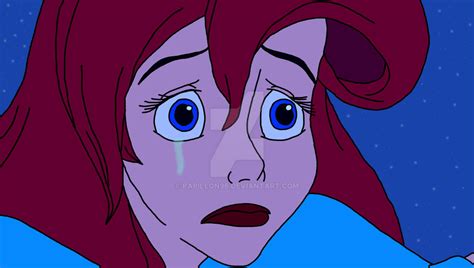 The Little Mermaid Crying Ariel By Papillon96 On Deviantart