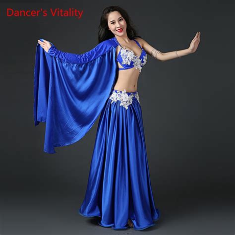 Lady Women Belly Indian Oriental Dance Single Sleeve Sling Bra Diamond