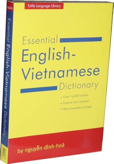 Essential English To Vietnamese Dictionary Paperback